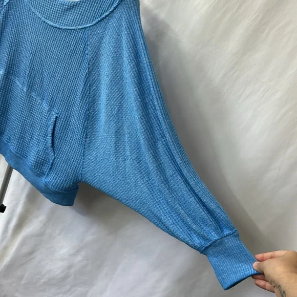 Free People Westend Thermal Long Sleeve Top Sz S - Picture 4 of 10